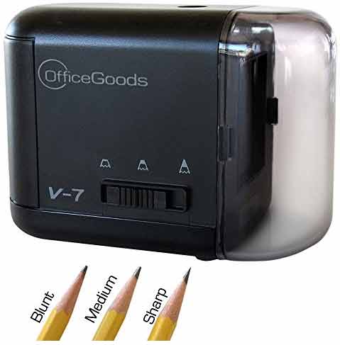 OfficeGoods Electric Battery Operated Pencil Sharpener