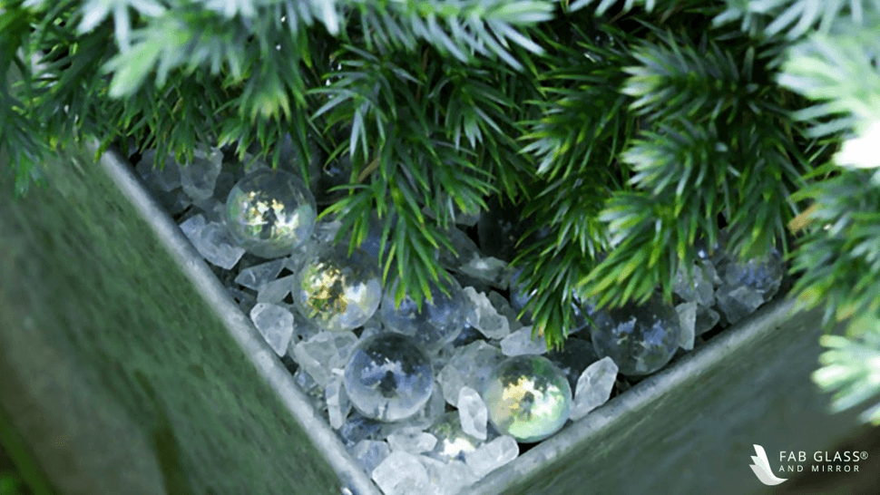 Garden or Landscaping Glass Mulch