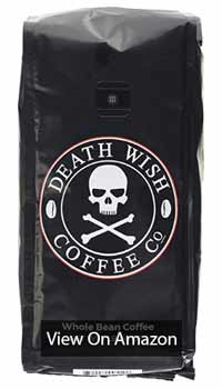 Death Wish Organic USDA Certified Whole Bean Coffee