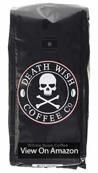 Death Wish Organic USDA Certified Whole Bean Coffee